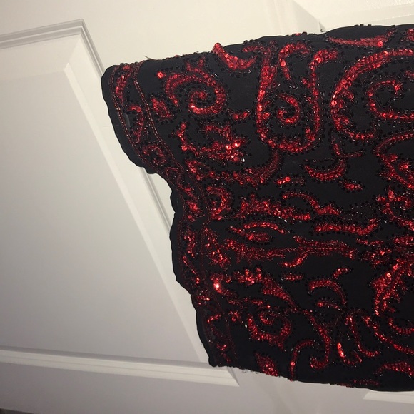 🍒 VALENTINES Embellished High Neck Mini Tank Dress🍒 - Picture 5 of 6